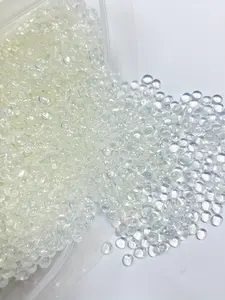 50g Hot Melt Glue Beads Transparent Odorless Hair Extension Adhesive, Non-Damaging Hair Glue for Wig DIY Salon Use