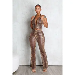 Arusha U Neck Top & Pants SET