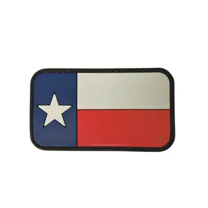 TEXAS FLAG PVC MORALE PATCH