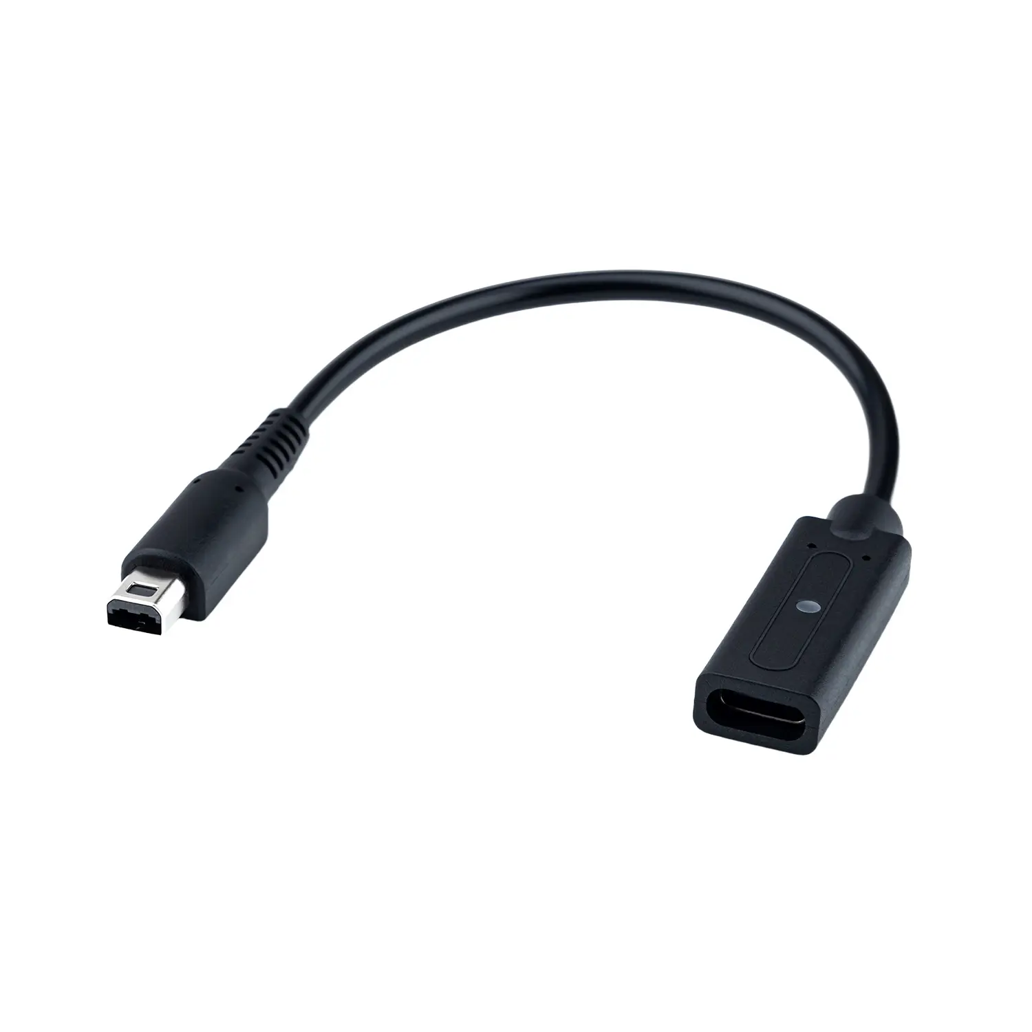 Mcbazel Compact Durable USB-C to 3DS/2DS/NEW 3DS XL/NDSI Charging Cable, Copper-PVC Build, Voltage Control, Plug & Connector Protection, Black Type-C Gaming Console Accessory