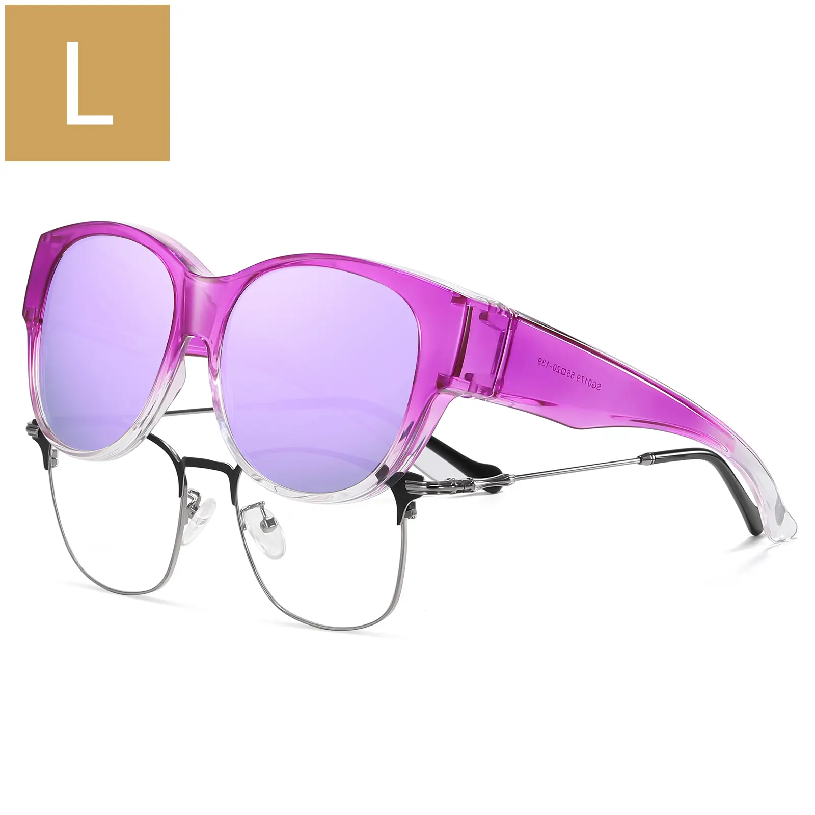 Gradient Purple Frame Purple Lens