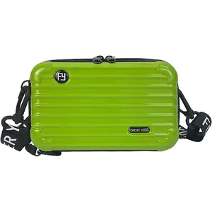 Forever Young Women's Luggage Crossbody Bag Mini Phone Bag PVC Material 7x4.33x2.4 Inches Fashion Zero Wallet for Special Gifts