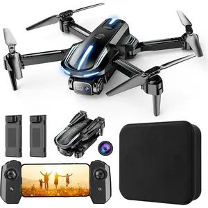 Drone with Camera 1080P HD FPV Foldable Mini Drone for Beginners Kids Adults, Drone with One Key Take Off/Landing, Gesture Selfie, Altitude Hold, 3D Flip, Easy to Fly, 2 Batteries, Toys for Boys Girls