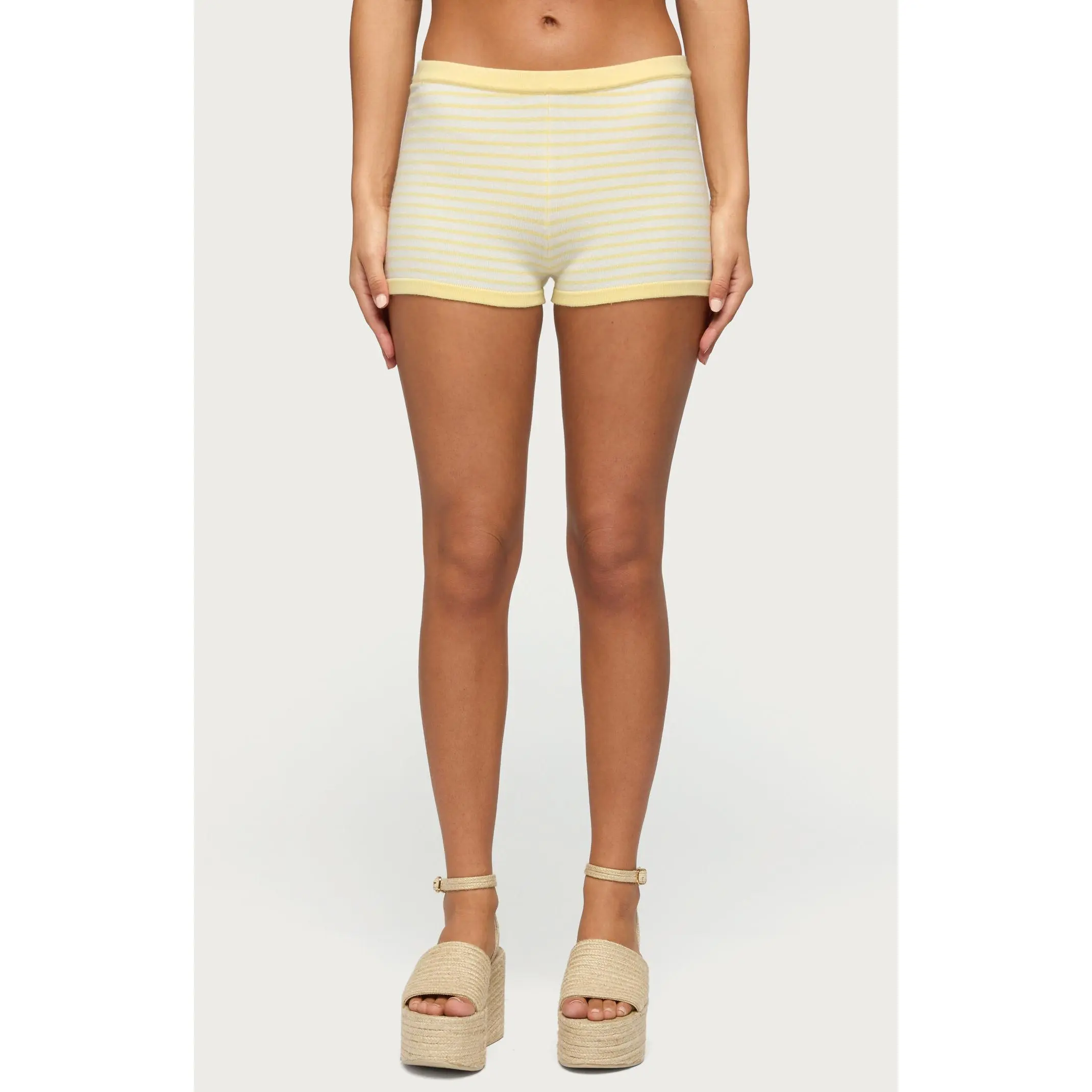 Edikted Women's Camil Striped Knit Shorts