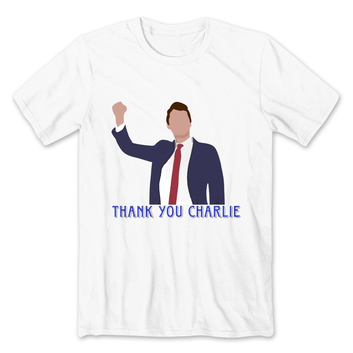 Official Thank You Charlie Kirk T-Shirt – Unisex Graphic Tee, Comfortable Cotton Casual Wear