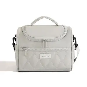 Lunch Bag for Women & Men Insulated,Soft Leakproof Cooler Bag with Strap,Small Lunch Box for Work Travel Meals