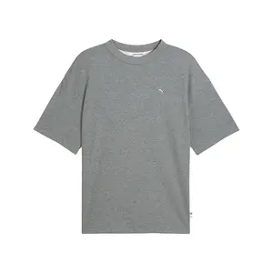 PUMA Mens Mmq Waffle Crew Neck Short Sleeve Casual Tops Casual - Grey