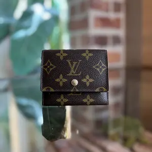 Pre-owned Louis Vuitton canvas Small Leather Goods Vintage Brown Monogram Bifold Wallet