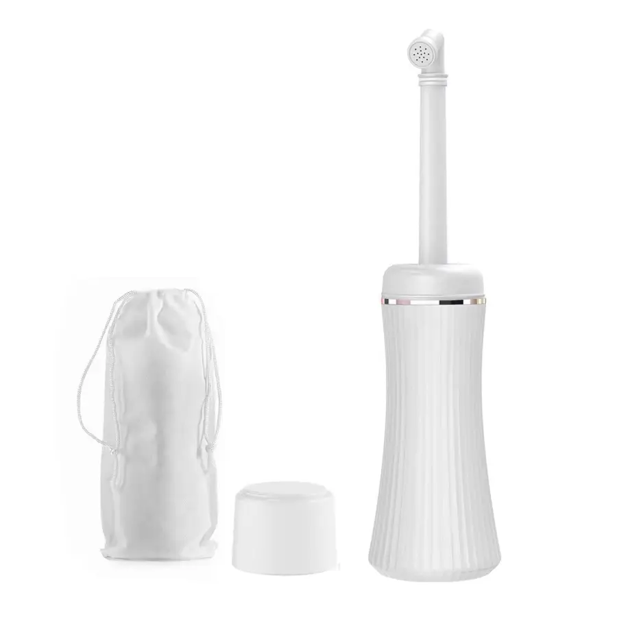 Portable Handheld Bidet Sprayer For Toilet, Personal Care, 180 Degree Rotating Nozzle, Water Flow Adjustment, Suitable for Daily Use and Outdoor Activities