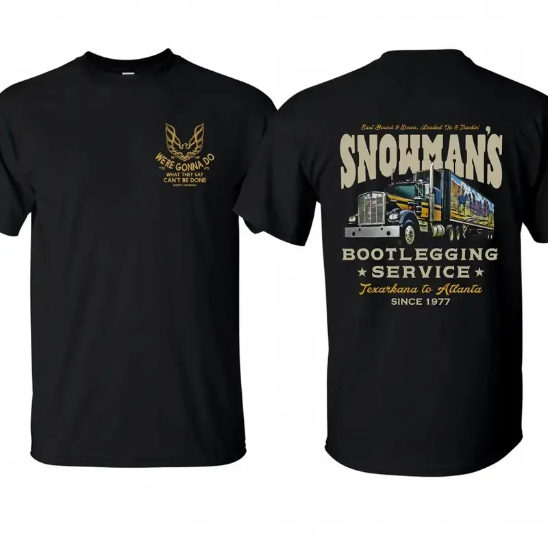 Snowman’s Bootlegging Service Hoodie, Vintage Smokey and The Bandit Sweatshirt, Funny 90s Movie Fan T-shirt, Christmas Gift For Him
