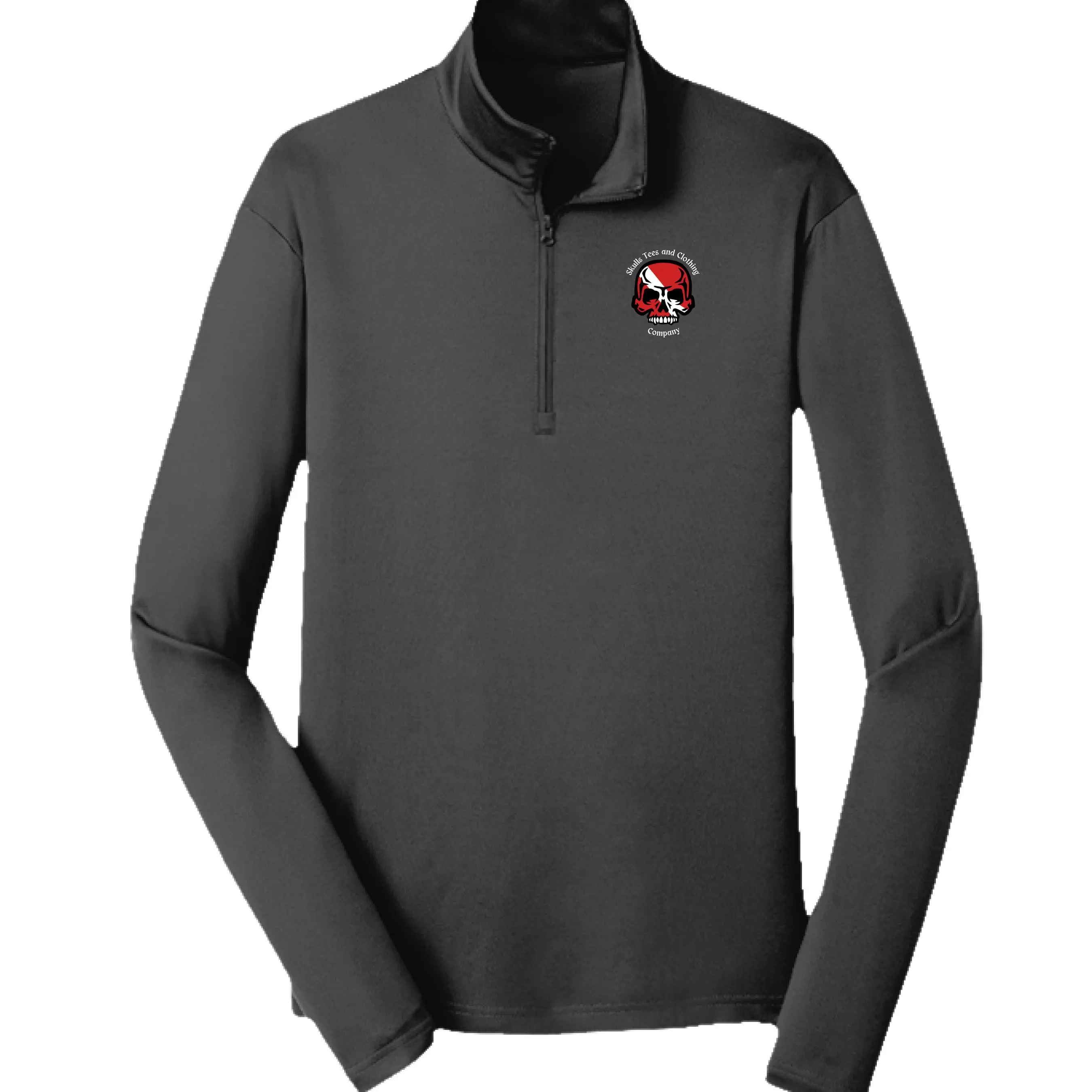 Skulls Tees Quarter-Zip Pullover | Branded Apparel