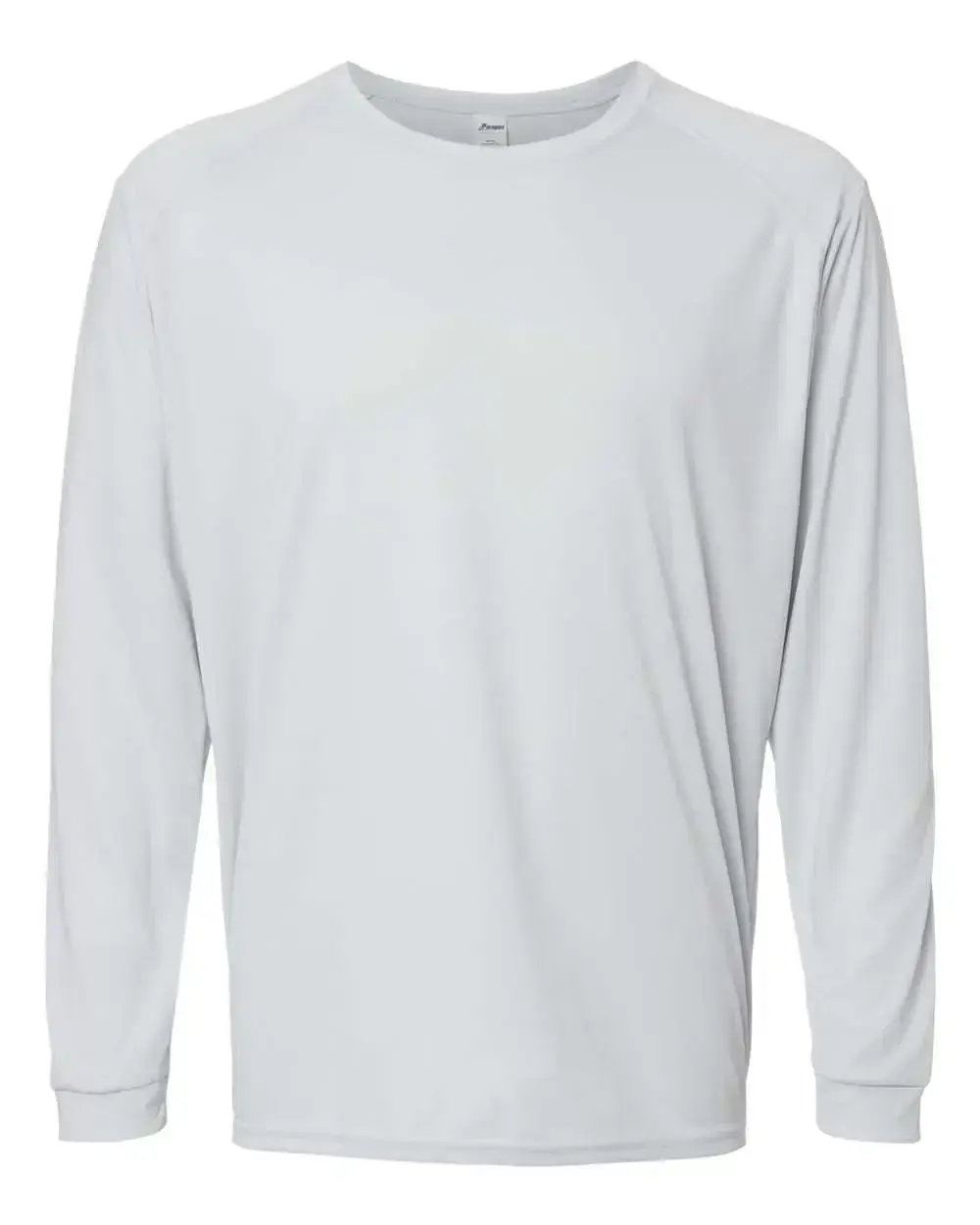Men's Fitted Top - Long Sleeve Performance T-Shirt in Wrinkle-Resistant, Anti-Microbial Microfiber with UPF 50+ Sun Protection, 3.5 Oz./Yd?, Plain, Casual