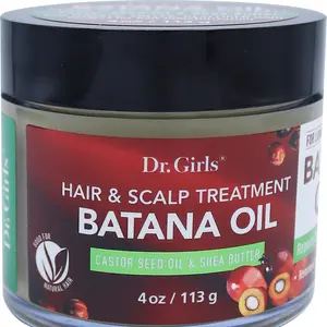 Dr Girls Hair & Scalp Treatment Batana Oil Butter - Castor Oil & Shea Butter - 4oz
