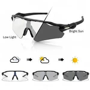 Amzsee TR90 Windproof Sunglasses - Colorful Polarized Lenses, UV Protection, Comfortable Fit, Breathable Design, Unisex, Ideal for Cycling, Driving