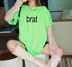 Brat Shirt Unisex Tshirt Oversize Brat Tee Mens Tshirt Brat Tee Brat Summer Mens Brat Shirt Unisex Brat T-shirt
