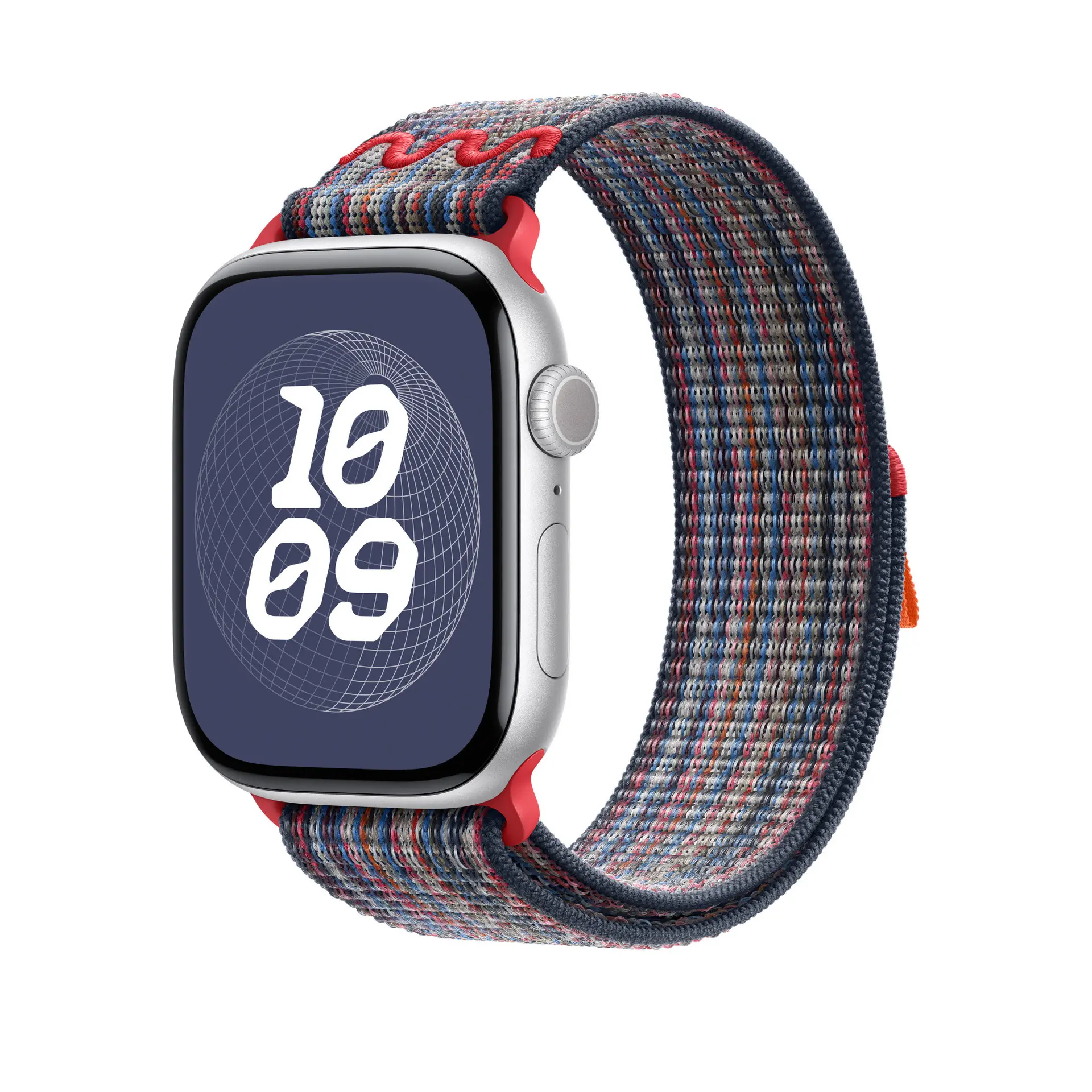 Multicolor Woven Nylon Solo Loop Watch Band for Smart Watch Series 10,9,8,7,SE,Ultra,1,2 - Adjustable Stretch Braided Sport Strap for Men,Women