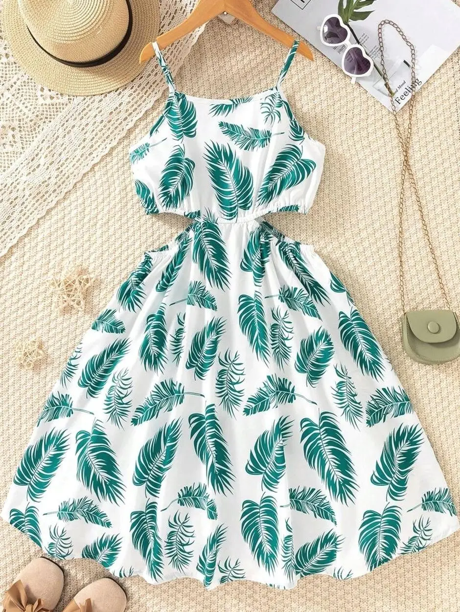 Girls Matching 2-Piece Set, Stylish Tween Casual Summer Outfit