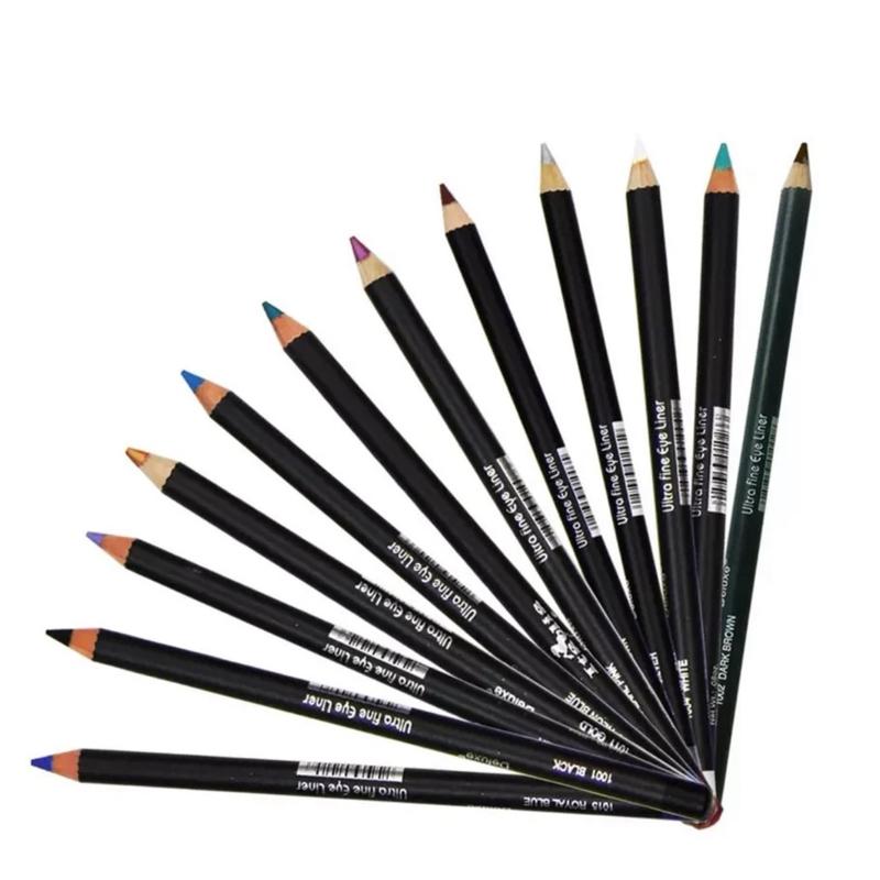 Italia Deluxe Ultra Fine LipLiner/eyeliner Smooth Glide Bold Color Endless Looks for Eyes Lips or Brows Makeup