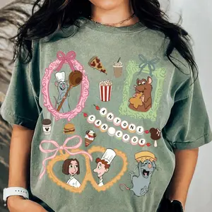 Anyone Can Cook Remy Mouse Ratatouille Comfort Color T-Shirt, Valentine Gift, Trending Unisex Tee, Disneyyland Vacation Trip Gift 2025