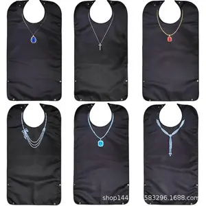 Senior Waterproof Bib, Large Adult Eating Apron, Anti-Slobbering Mouthguard, Fashionable and Durable, Ideal for Elderly Care