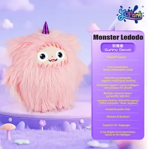 Intelligent Conversation AI Plush Playmate Toy Ages 6+ Interactive Story Telling Early Education Language Training Soft Stuffed Doll Emotional Support Blind Box Backpack Pendant Holiday Gift