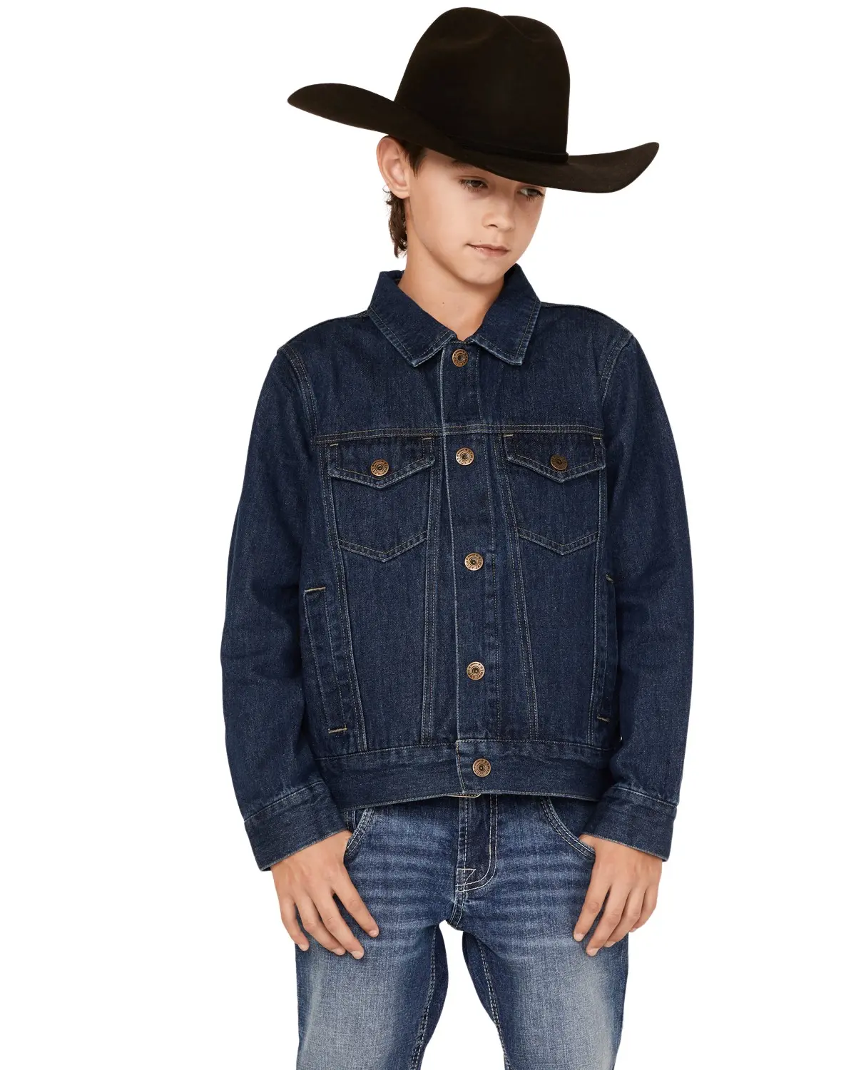 Cody James Boys' ' Coasting Medium Wash Unlined Denim Jacket - Cbfa22o7