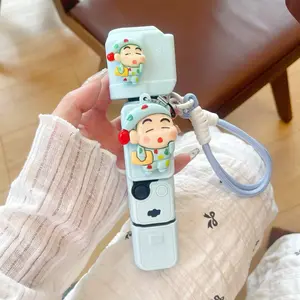 Luxury Cute Cartoon Handmade DIY Bear Sleepwear, Silicone Camera Protection Case, Dji Pocket3 Holder Tripod Cover, Portable Lanyard Anti-Drop
