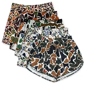 Five Styles of Camo Lightweight 6 in Inseam Quick-Drying Moisture-Wicking Anti-Odor with Elastic Waistband & Front  Pockets for Basketball Beach Gym Running & Outdoor Activities Couple Style(Women's style without pockets) summer  bottoms