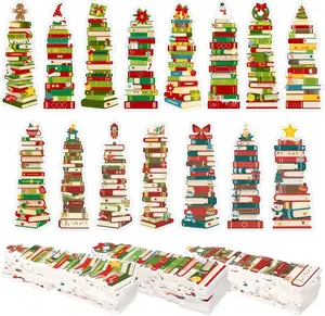 150 Pcs Book Tracker Bookmarks Bulk Bookshelf Design Bookmarks Paper Tracking Bookmark Double Sided Reading Page Markers for Reading Lovers Students School