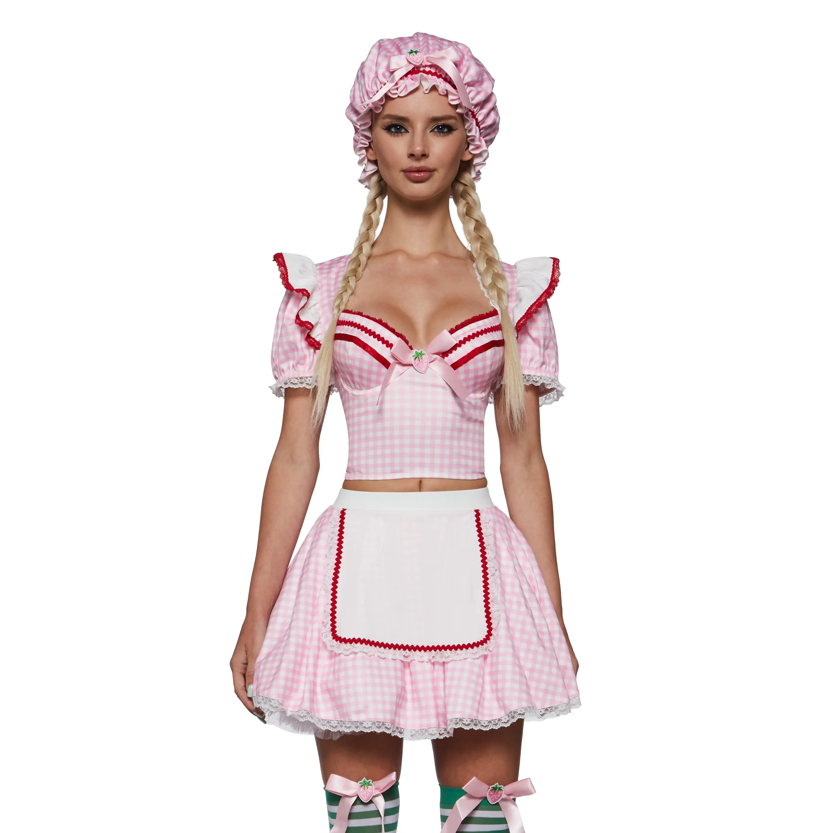 Strawberry Confection Girl Costume