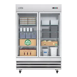 54 in. Two-Door Reach-In Refrigerator - 47 Cu Ft. RIR-2D-GD