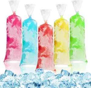 400 Ice Candy Plastic Bags - 4x12 Bolsas para bolis de hielo mexicanos Freeze Icepop Popsicle Mold Bags bolis bolsas para helados caseros Popsicle Wrappers Yogurt Ice Cream Smoothie Mold