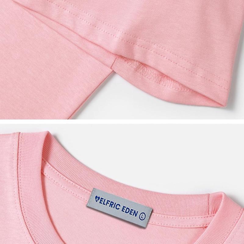 Aelfric Eden Oversized Graphic Tees Unisex Cherries Print T Shirts Casual Summer Short Sleeve Top Cotton Cute Tee Shirt