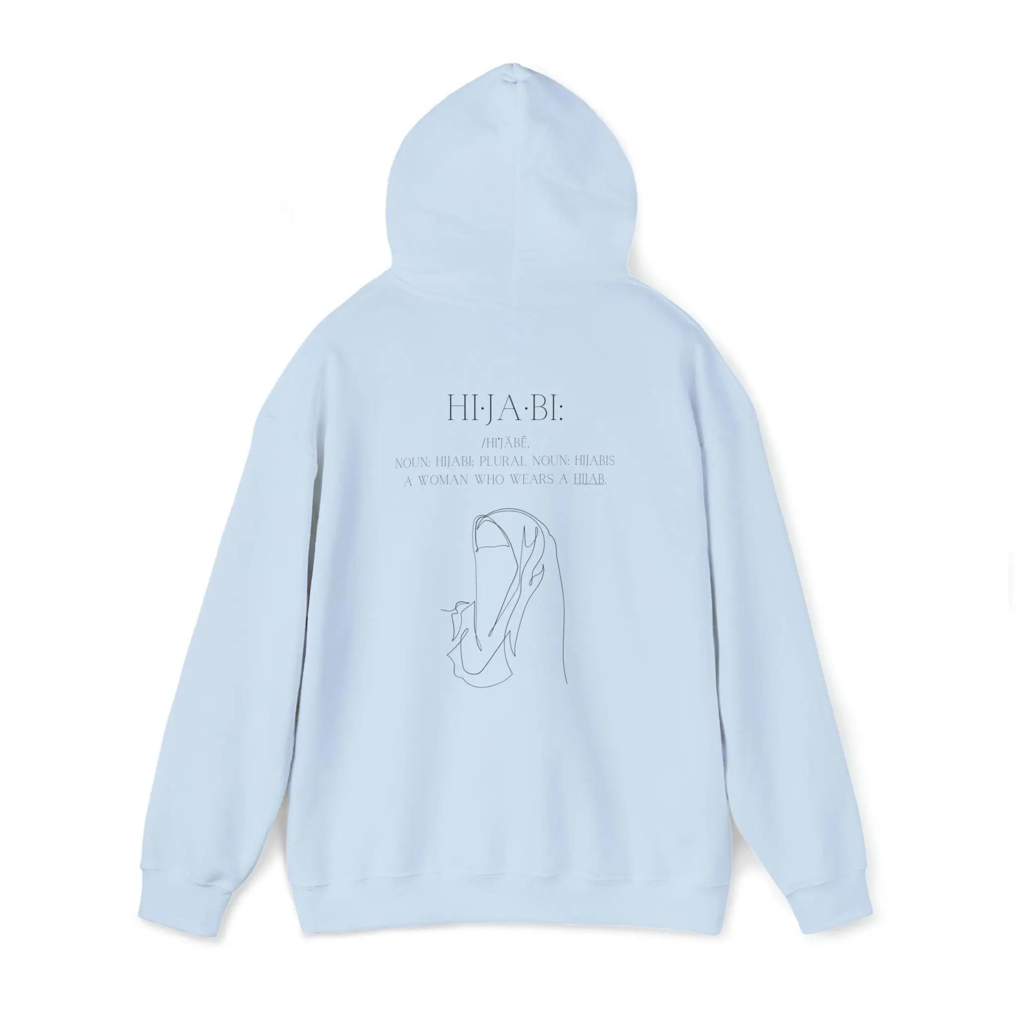 Modest Unisex Heavy Blend™ Crewneck Sweatshirt Muslim Hijab Graphic
