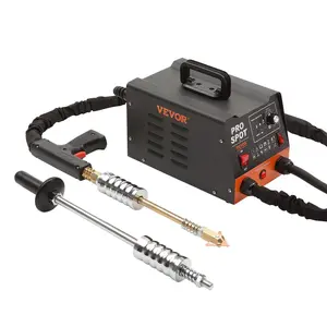 Stud Welder Dent Repair Kit, 3KW Spot Welder Dent Puller with 6 Welding Modes, Auto Body Spot Welding Dent Puller Machine & 16 Types of Welding Accessories for Car, Truck, Motorcycle Dent Repair