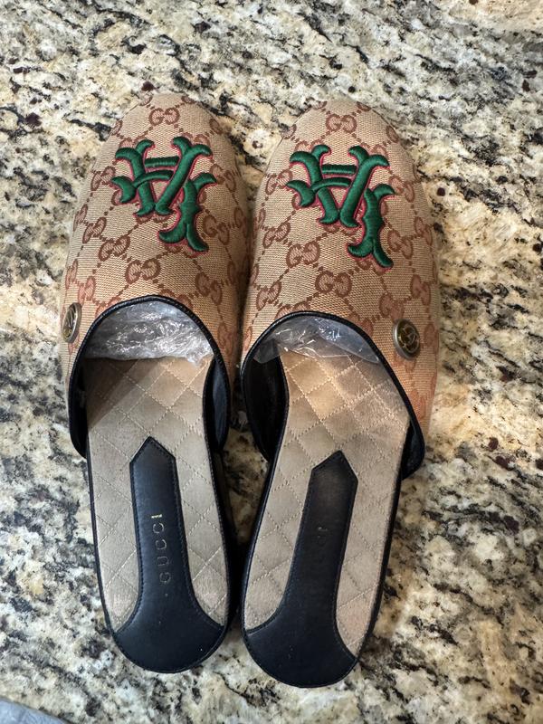 Pre-owned GUCCI Canvas Shoes Size 40 women’s US size 9 muse LA Dodgers collaboration shoes