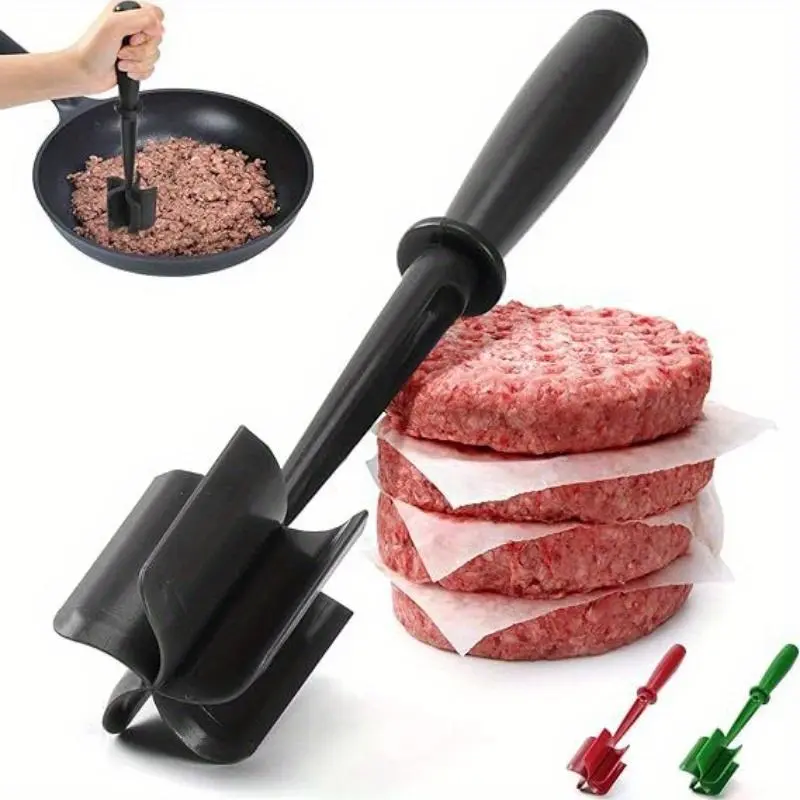 Multifunctional Manual Meat Chopper, Durable Meat Chopper & Shovel, Food Safe Baking Utensils for Cooking & Mixing