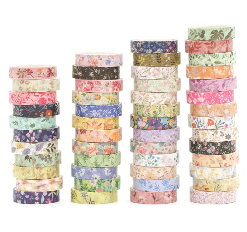10 Rolls Decorative Masking Tape Set For Gift Wrapping, DIY Decor, And Craft Projects, Designer Washi - View #5