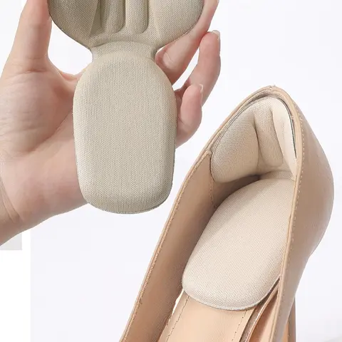 1 Pair Shoe Heel Pads Non Slip Protector for Loose Shoes, Unisex, Relieves Heel Pressure, Prevents Slipping and Friction, Ideal for Outdoor, Sports, Travel, Home, Office, School