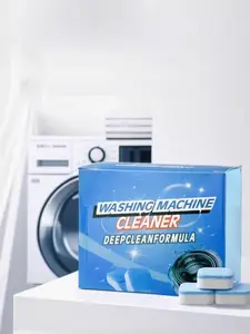Washing machine cleaning effervescent tablets cleaning, decontamination and odor removal drum cleaning tablets