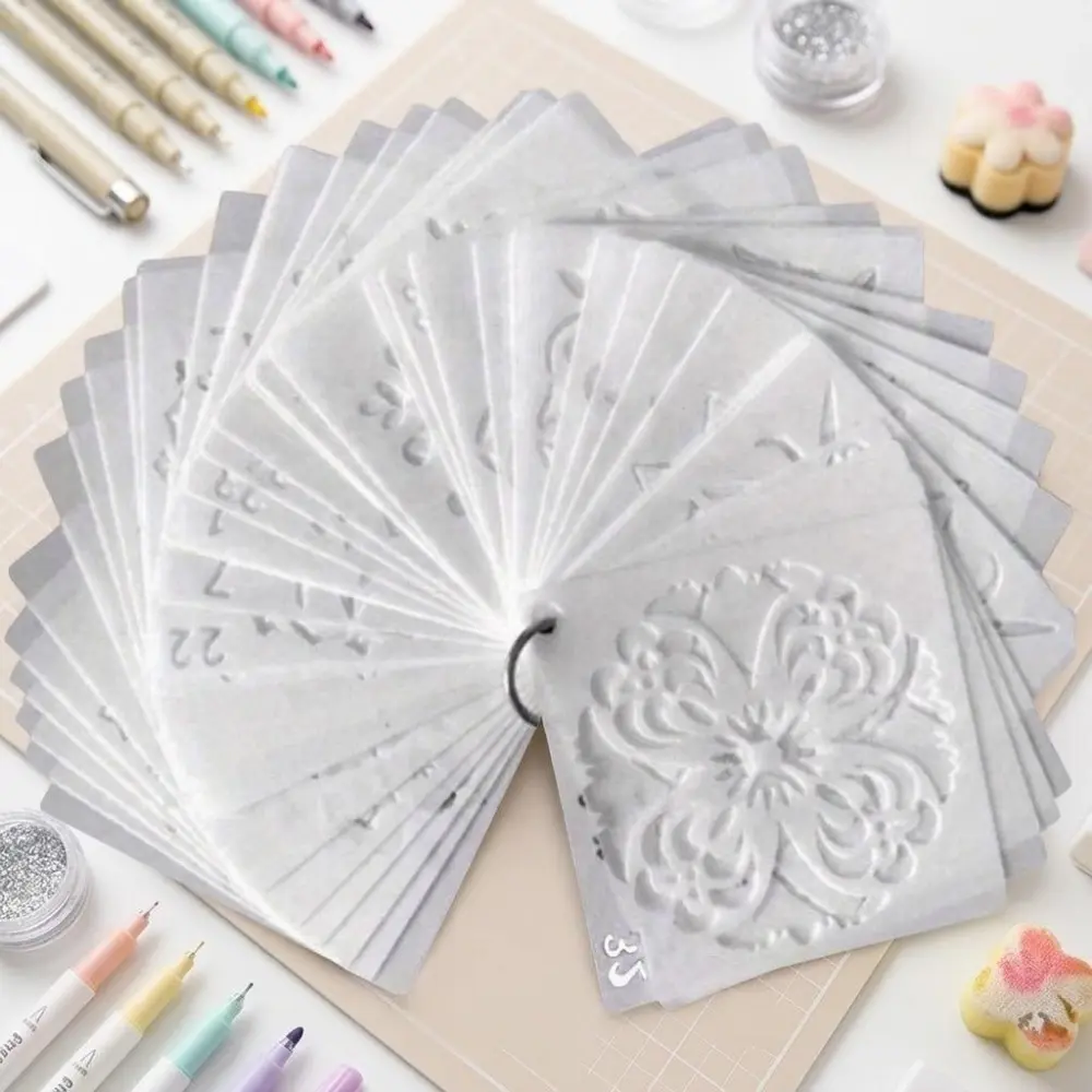 Mandala Stencil Kit, Craft Kits for DIY Art, Laser-Cut Reusable Templates for Wall, Wood, Tile & Fabric Transfer, Painting, Decorative Craft Tools for Adults & Kids, Stress Relief, Home Decor, Creative Gift Making, Multi-Surface Art Projects