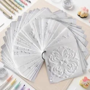 Mandala Stencil Kit, Craft Kits for DIY Art, Laser-Cut Reusable Templates for Wall, Wood, Tile & Fabric Transfer, Painting, Decorative Craft Tools for Adults & Kids, Stress Relief, Home Decor, Creative Gift Making, Multi-Surface Art Projects