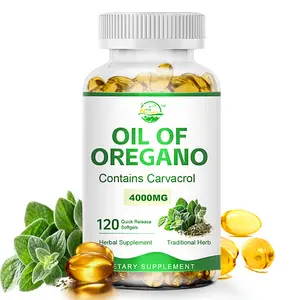 Nature's live Oil of Oregano, Dietary Supplement for Immune Health, Digestive Health, Retains High Concentrated Carvacrol, Non-GMO, 120 Softgels