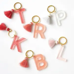 Personalized Letter Key Ring, Durable Metal Keychain for Daily Use & Gift Giving