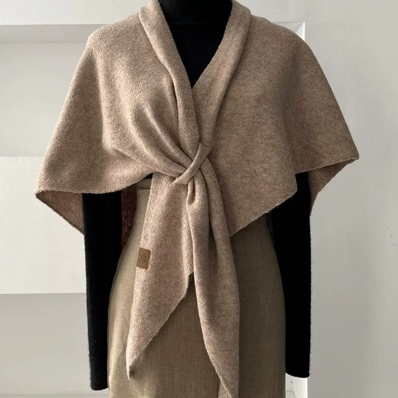 Elegant Fashionable Women's Plain Print Shawl, Stylish Scarf Wrap for Daily Use, Perfect Birthday Gift for Her & Girls