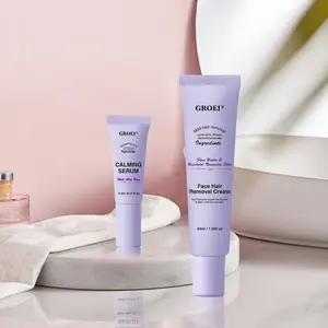 Facial Hair Removal Cream, Gentle Painless Hair Removal, Calming Serum, Body & Face Hair Remover Cream for Women, Hair Removal Creams Kit