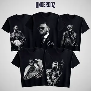 Conor "The Notorious" McGregor UFC Men's Collection T-Shirt, Conor McGregor Mens Unisex Cotton Short-Sleeve Round Neck T-Shirt, MMA Fan Highlight Tee, Gift for Him or Her