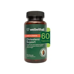 Cholesterol Support Supplement | Supports Healthy Cholesterol Levels Within a Normal Range | Promotes Cardiovascular Health | with Citrus Bergamot, Policosanol & Crominex 3+ | 60 Capsules