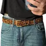 Unisex Leopard Print PU Belt, Fashion Belts, Versatile All-Season Fashion Accessory, Great Gift for Halloween & Daily Wear
