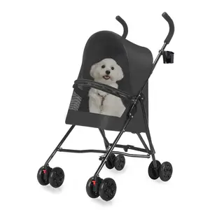 Pet Stroller for Small Dogs Cats with Mesh Ventilation, Lightweight Foldable Design, Cup Holder, Black silicone feeder Rechargeable Flexible Shaft Bat Dragon Plush Toy Chirping Flapping Bird Custom 3D Holographic Memorial Box Interactive Bungee